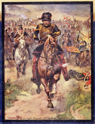 The Charge of the Light Brigade Led by Lord Cardigan, Illustration for 